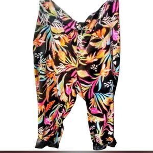 Terra & Sky Multicolor Abstract Pants Size 1X